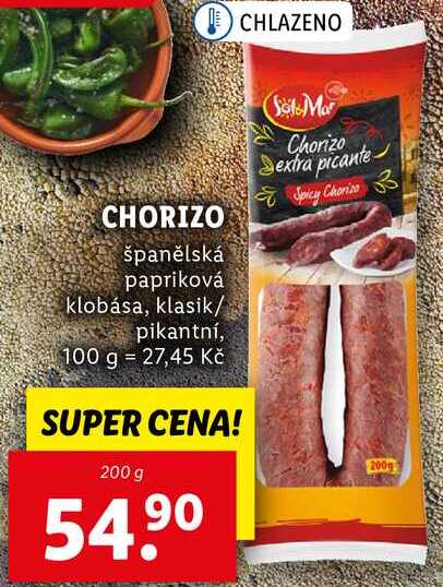 CHORIZO, 200 g