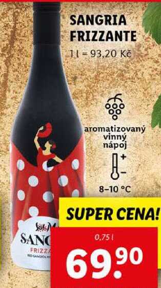 SANGRIA FRIZZANTE, 0,75 l
