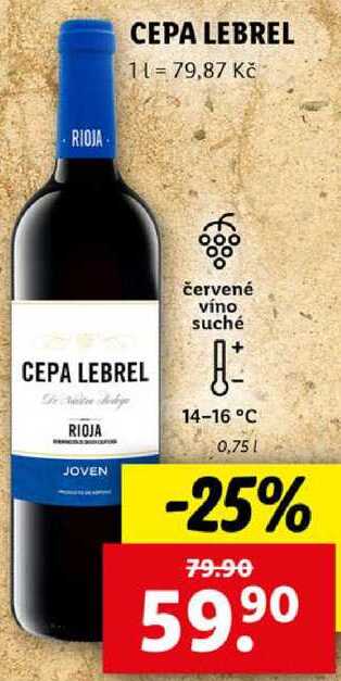 CEPA LEBREL, 0,75 l
