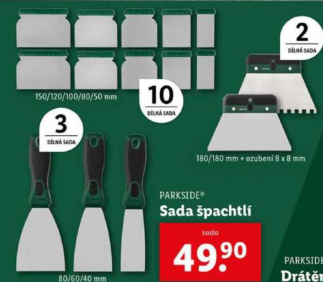 Sada špachtlí 