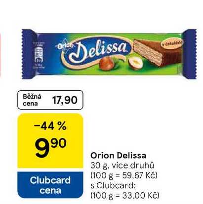 Orion Delissa, 30 g, více druhů  