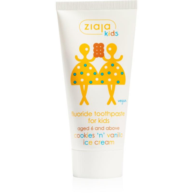 Ziaja Kids Cookies 'n' Vanilla Ice Cream zubní pasta pro děti 50 ml