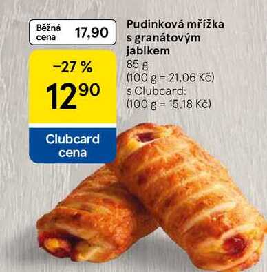 Pudinková mřížka s granátovým jablkem, 85 g  