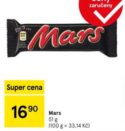 Mars, 51 g  