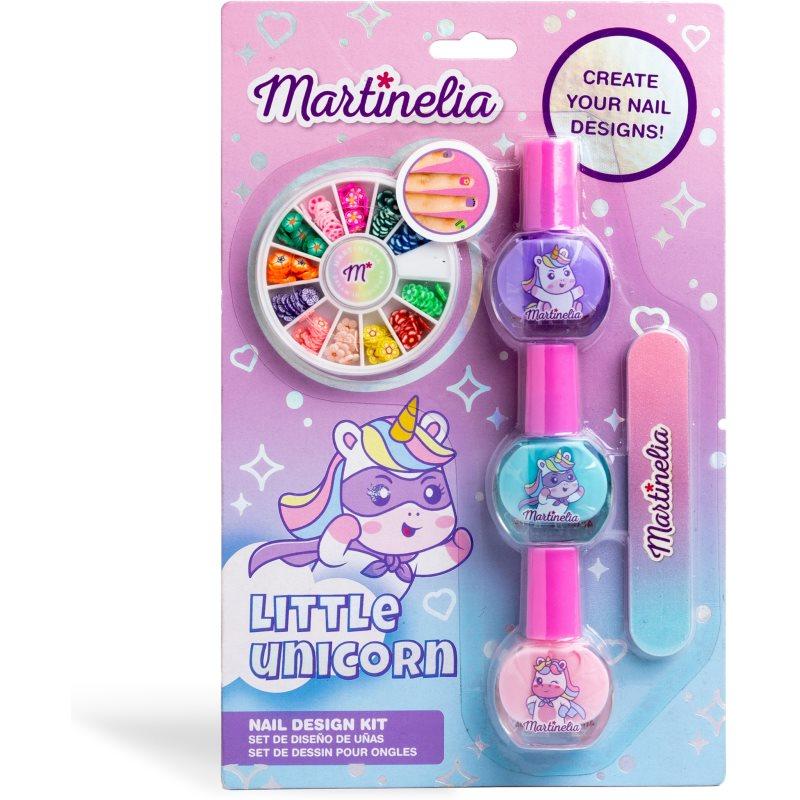 Martinelia Little Unicorn Nail Design sada na nehty pro děti