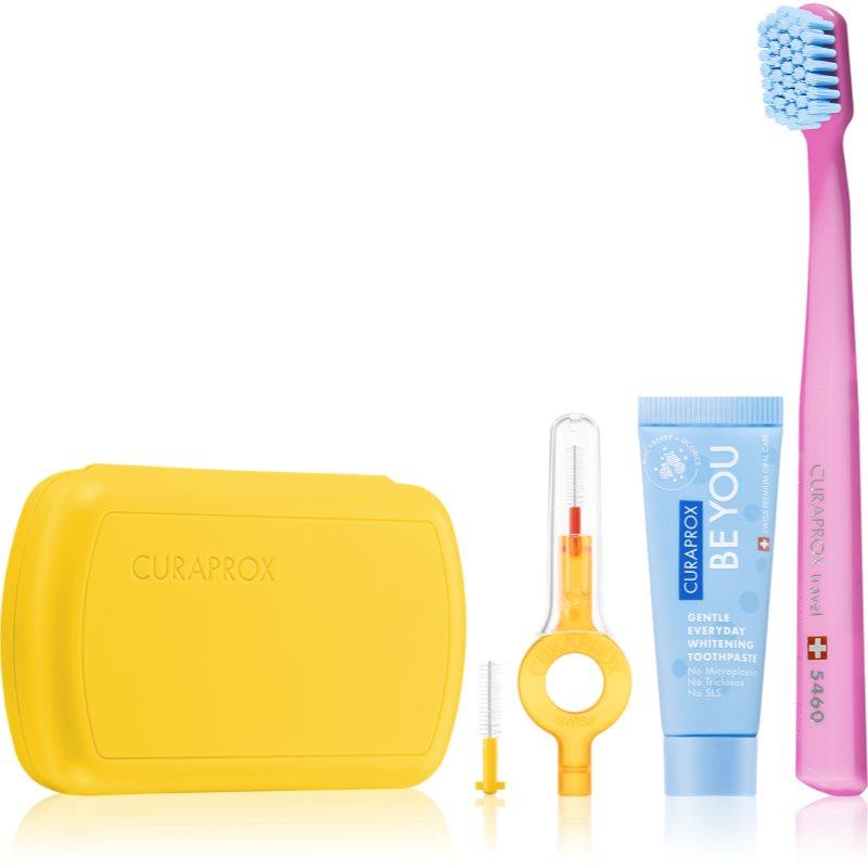 Curaprox Travel Set cestovní set na zuby, jazyk a dásně