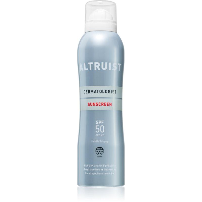 Altruist Sunscreen opalovací sprej SPF 50 200 ml