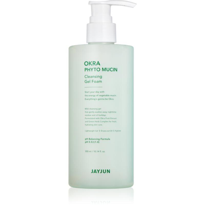 Jayjun Okra Phyto Mucin Cleansing Gel Foam jemná čisticí pěna 300 ml