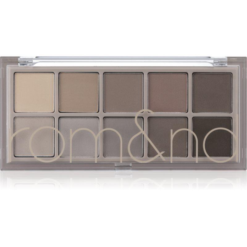 rom&nd Better Than Palette paletka očních stínů pro dokonalý vzhled odstín 04 Dusty Fog Garden 7.5 g