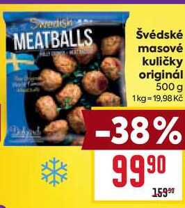 Švédské masové kuličky originál 500 g  