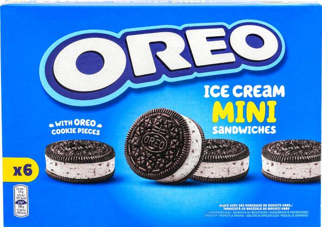 Oreo Zmrzlina Mini Sandwiches