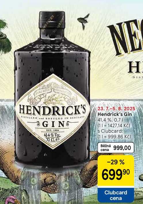 Hendrick's Gin 41,4 %, 0.7 l