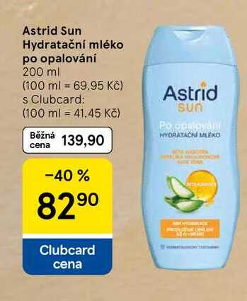 Astrid Sun Hydratační mléko po opalování, 200 ml 