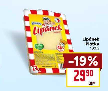  Lipánek Plátky 100 g  