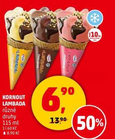 KORNOUT LAMBADA různé druhy, 115 ml  