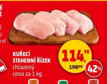 KUŘECÍ STEHENNÍ ŘÍZEK chlazený, 1 kg