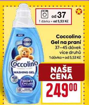 Coccolino Gel na praní 37-45 dávek vice druhů 