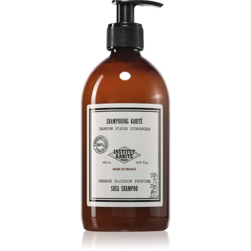 Institut Karité Paris Orange Blossom Shea Shampoo denní šampon s bambuckým máslem 500 ml