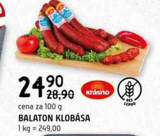 Balaton klobása 100g