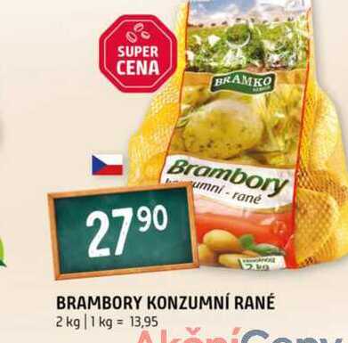 Brambory konzumní rané 2 kg