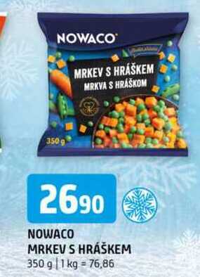 Nowaco mrkev s hráškem 350 g 