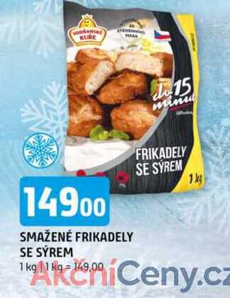 Smažené frikadely se sýrem 1 kg 
