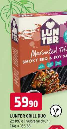 Lunter grill duo 2x 180 g vybrané druhy 