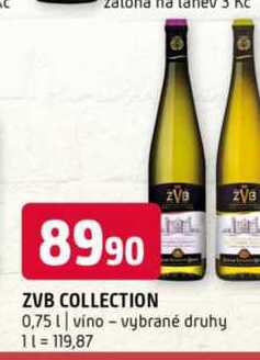 Zvb collection 0,75l vino vybrané druhy 