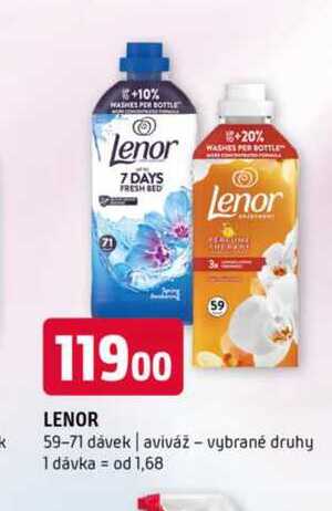 Lenor aviváž vybrané druhy 