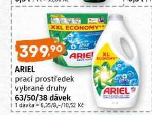 ARIEL prací prostředek vybrané druhy 