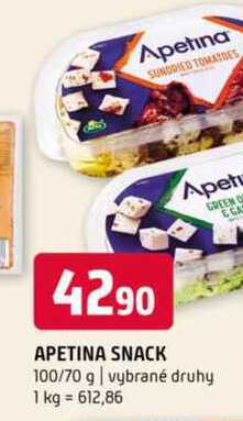 Apetina snack 100/70 g vybrané druhy