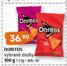DORITOS vybrané druhy 100 g