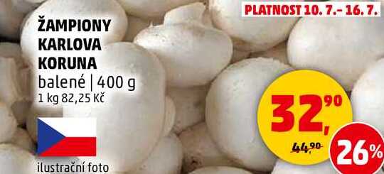 ŽAMPIONY KARLOVA KORUNA balené, 400 g  
