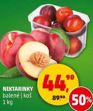 NEKTARINKY balené koš, 1 kg  