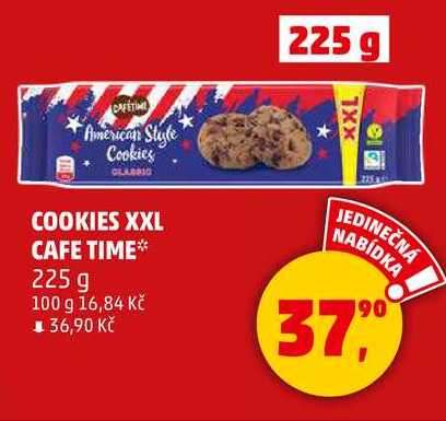 COOKIES XXL CAFE TIME, 225 g  