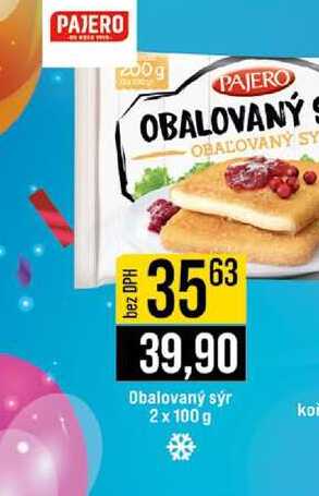 Obalovaný sýr 2x 100g 