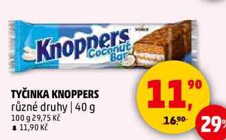 TYČINKA KNOPPERS různé druhy, 40 g 
