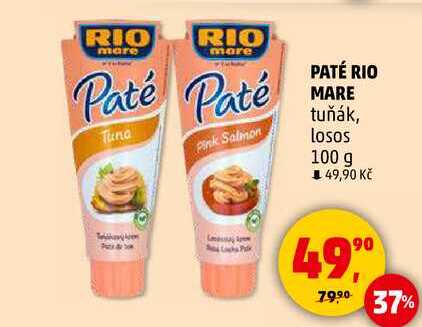 PATÉ RIO MARE tuňák, 100 g