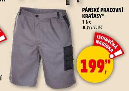 PÁNSKÉ PRACOVNÍ KRAŤASY, 1 ks 