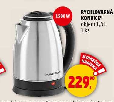 RYCHLOVARNÁ KONVICE objem 1,8 l, 1 ks 