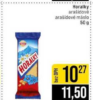 Horalky arašidovė arašidové máslo 50 g