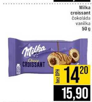 Milka croissant čokoláda vanilka 50 g
