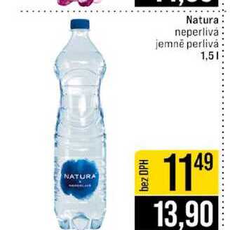 Natura neperlivá jemně perlivá 1,5l