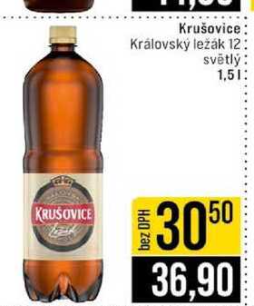Krušovice Královský ležák 12 světlý 1,5l