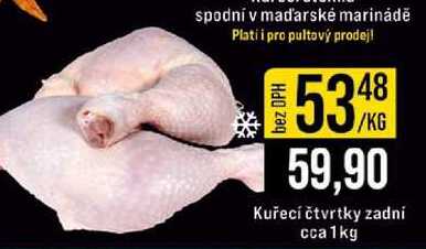 Kuřecí čtvrtky zadní cca 1kg 