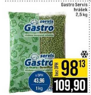 Gastro Servis hrášek 2,5 kg 