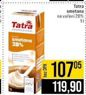 Tatra smetana na vaření 28% 1l