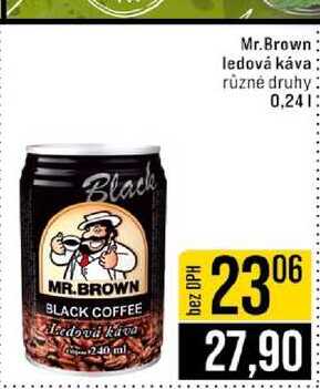 Mr.Brown ledová káva různé druhy 0,24l