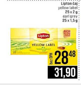 Lipton čaj yellow label 25x2g