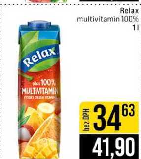 Relax multivitamin 100% 1l